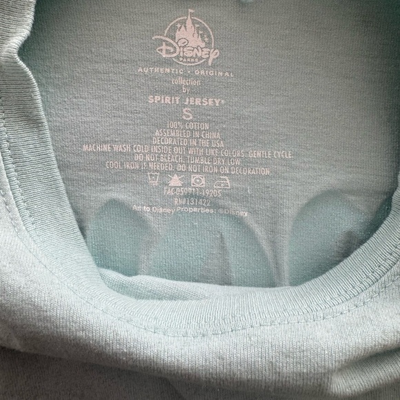 Unisex Disneyland Park Resort Rare Blue GlitterSpirit Jersey Size Small Bounding - Picture 3 of 7